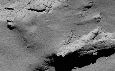 Image de la sonde Rosetta à 5,7km de la comète Tchoury 