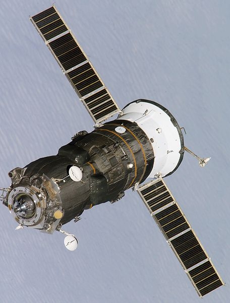Russian Progress cargo spacecraft carrying AMINO. Credits: NASA.